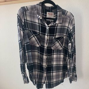 Black and white flannel
